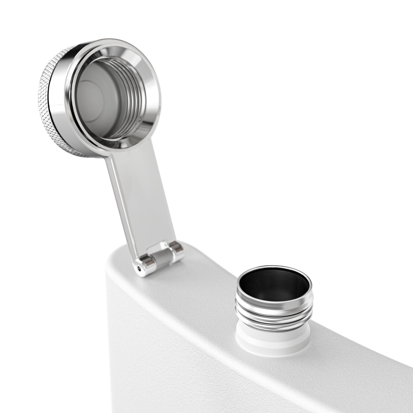 Pirate-Themed Stainless Steel Flask, Thinking About Thinking - Perfect Gift for Adventurers, Weddings, Birthdays, and Parties