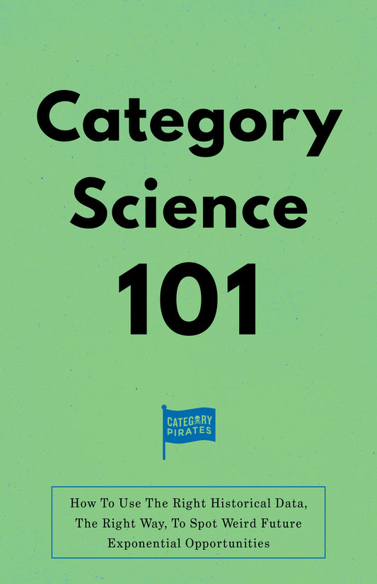 Category Science 101: How To Use The Right Historical Data, The Right Way, To Spot Weird Future Exponential Opportunities